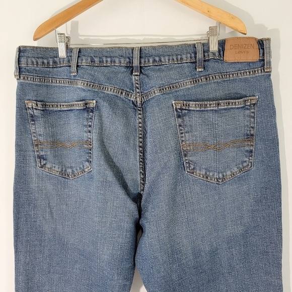Denizen Levis Men's 285 Relaxed Medium Wash Jeans Size W 42 L 30 - Picture 5 of 11